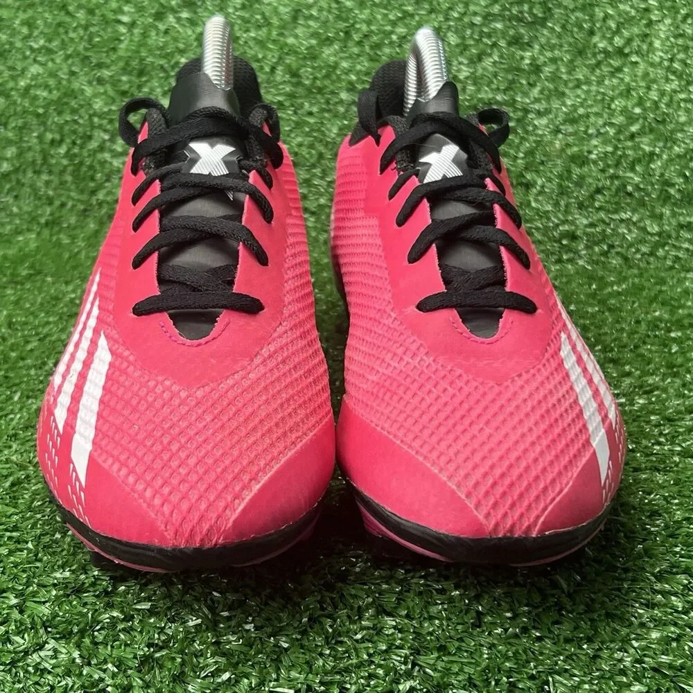 Adidas X Speedportal 4 FGX Soccer Cleats Men's US 7 / EU 39.5 Pink & Black Boots